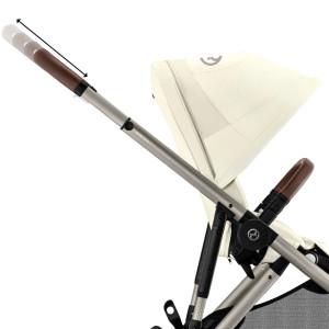 Poussette Cybex Gazelle S châssis taupe "Seashell Beige"
