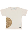T-shirt fille manches courtes en coton bio "Moonstone" Trixie Baby