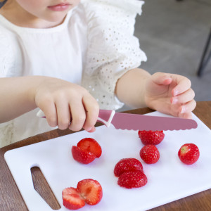Couteau d'apprentissage enfant Kiddikutter "Blueberry"
