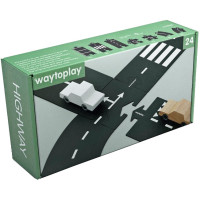 Circuit de voiture enfant flexible et extérieur "Highway" (24 pièces) Way to Play