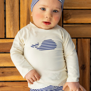 T-Shirt bébé bain anti-UV  "Marin" Hamac