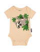 Body manches courtes en coton bio "Mibo Paresseux"