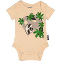 Body manches courtes en coton bio "Mibo Paresseux"