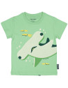 T-shirt manches courtes en coton bio "Mibo Requin Marteau"