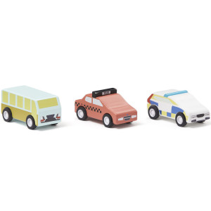 Petites Voitures à rétrofriction en bois "Aiden" (3 ans et +)  Kids Concept
