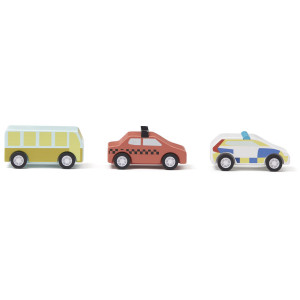 Petites Voitures à rétrofriction en bois "Aiden" (3 ans et +)  Kids Concept