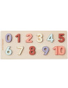 Puzzle en bois Nombres "0-10" (3 ans et +) Kids Concept