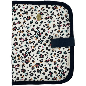 Protège carnet de santé en coton Edgar "Leopard" Milinane