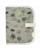 Protège carnet de santé en coton Edgar "Baby T-rex"