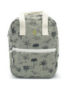 Cartable / Sac à dos bébé (27 cm) en coton Noé "Baby T-rex"