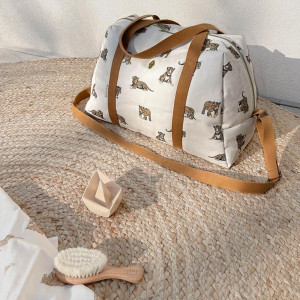 Sac à langer en coton Joseph "Tigre Marron" Milinane
