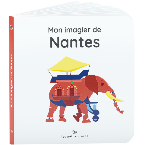 Livre bébé d'éveil en carton "Mon Imagier de Nantes" (6 mois et +)