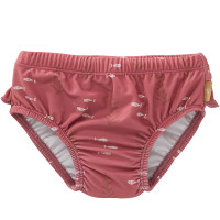 Culotte de bain bébé fille anti-UV en nylon recyclé "Ocean Corail" Fresk