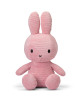 Peluche Miffy en velours côtelé (70 cm) "Rose"