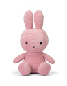 Peluche Miffy en velours côtelé (70 cm) "Rose"