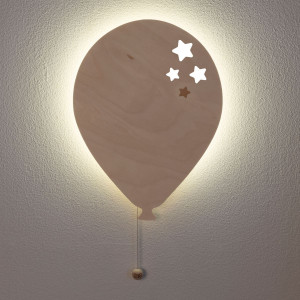 Applique murale LED en bois Wonder "Ballon" Baby's Only