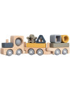 Train en bois et silicone "Earth" (1-3 ans) Baby's only