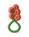 Hochet de dentition en caoutchouc naturel "Tomates" Oli & Carol