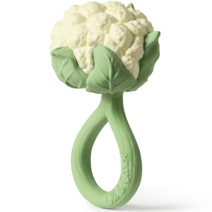 Hochet de dentition en caoutchouc naturel "Chou-Fleur" Oli & Carol