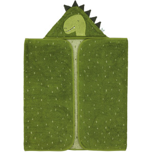 Cape de bain enfant en éponge de coton bio "Mr Dino" (2-6 ans) Trixie