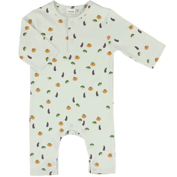 Pyjama bébé sans pieds en coton bio "Friendly Vegetables"