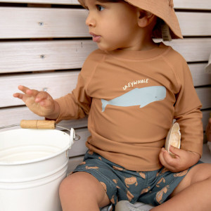 Short de bain bébé à couche intégrée anti-UV "Crabes" Lassig