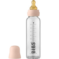 Biberon 225ml en verre ultra-résistant "Rose Blush"