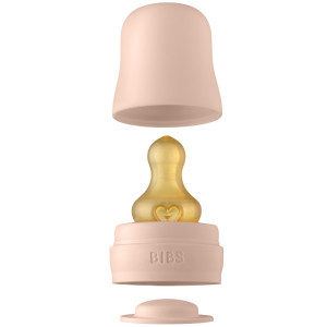 Biberon 225ml en verre ultra-résistant "Rose Blush" Bibs