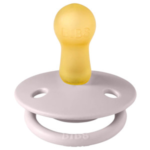 Tétines rondes en silicone DE LUX "Prune/Pêche" (x2) (0-3 ans) Bibs
