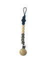 Attache tétine en perles de silicone avec clip en bois "Léopard Navaho" Chewies & More