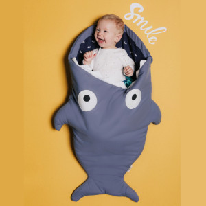 Sac de couchage chancelière bébé Requin "Bleu/Bicyclette" Baby Bites 