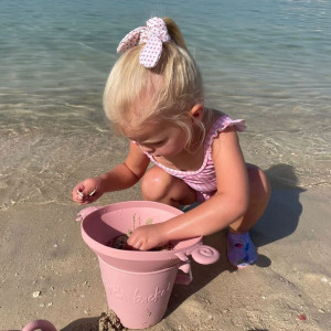 Tamis de plage en silicone "Corail" Scrunch