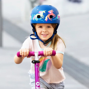 Casque enfant "Licorne" avec lumière LED Micro Mobility