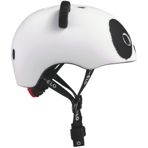 Casque velo bébé "Panda" avec lumière LED (46/50cm) Micro