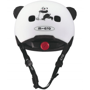 Casque velo bébé "Panda" avec lumière LED (46/50cm) Micro