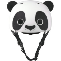 Casque de vélo "Panda 3D" avec LED (46-50cm)