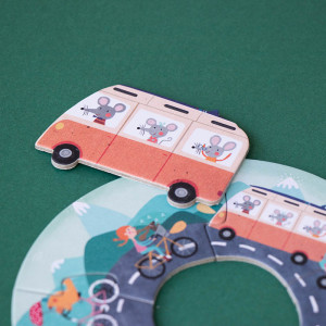 Puzzle enfant 24 pièces "Petit Voyage" (3-5 ans) Londji