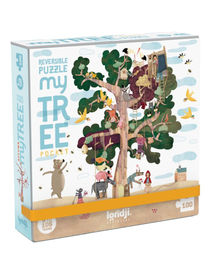 Puzzle 100 pièces réversible My Tree (6 ans et +) Londji - Dröm