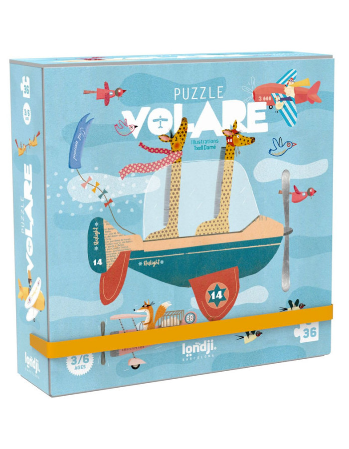 Puzzle enfant Pocket Volare (3-6 ans) Londji - Dröm Design