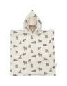 Poncho de bain en coton et éponge Teo "Tigre" (2-4 ans) Milinane