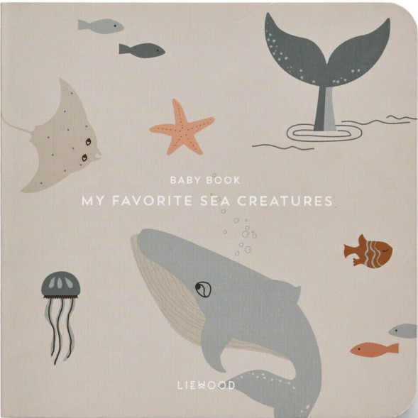 Livre d'éveil en carton Bertie "Sea Creatures" (12 mois et +)
