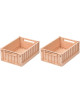 Caisses de rangement pliables Weston S "Tuscany Rose" (x2)