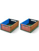 Caisses de rangement pliables Weston S "Eden Mix" (x2)
