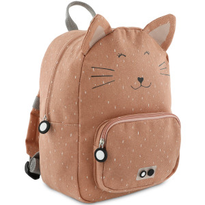 Sac à dos enfant A4 (31 cm) en coton hydrofuge "Mrs Chat" Trixie Baby