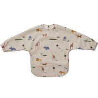 Bavoir manches longues imperméable (12-36 mois) Merle "Safari"