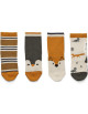 Chaussettes courtes enfant en coton Silas "Artic mix" (x4)