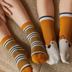 Chaussettes bébé en coton Silas "Artic mix" (x4) Liewood