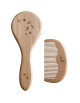 Set Brosse et Peigne en bois "Hirondelles"
