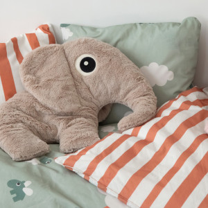 Peluche Elphee l'Elephant "Beige" (44 cm) Done by deer