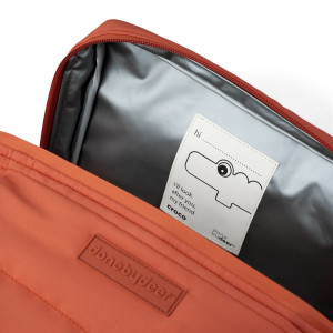 Sac isotherme matelassé en PET recyclé "Croco Corail" Done by Deer